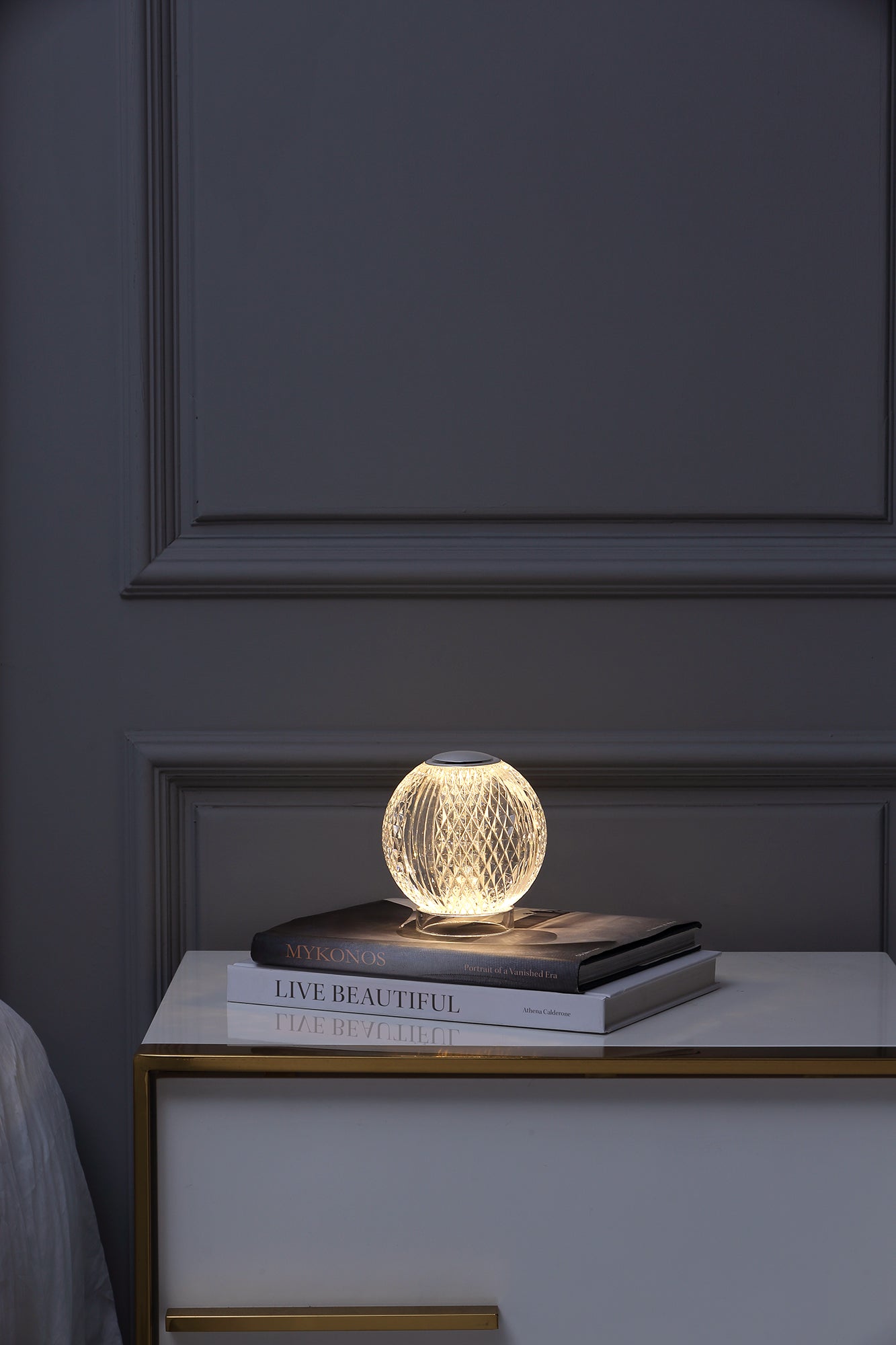 Marni Table Lamp - Modern LED Desk Lamp for Home & Office - Stylish Lighting for Bedroom, Living Room, Study & Workspace