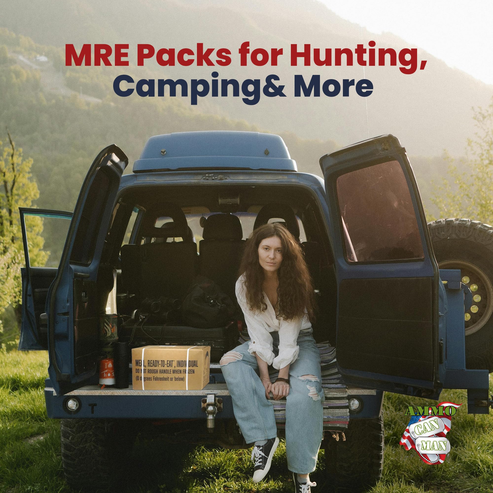 12 Pack U.S. Military MRE Meals Ready to Eat - Flameless Heater Included | Freeze Dried Entrees & Side Dishes | Emergency Food Supply for Survival, Camping, Hiking & Outdoor Adventures | 2023 Inspection Date
