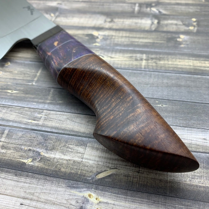 Joe Edson 205mm AEB-L Stainless Steel K-Tip Bunka Custom Chef Knife – Premium Japanese Kitchen Knife for Slicing, Dicing, and Precision Cooking
