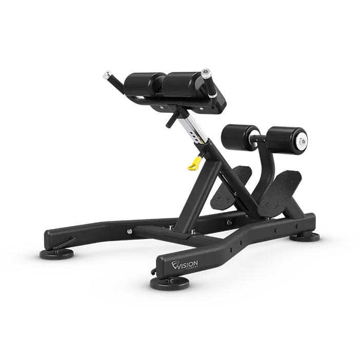 Vision Fitness FW52 Back Extension Bench - Home Gym Equipment for Core Strength & Lower Back Workouts - Perfect for Home Fitness & Rehabilitation Training