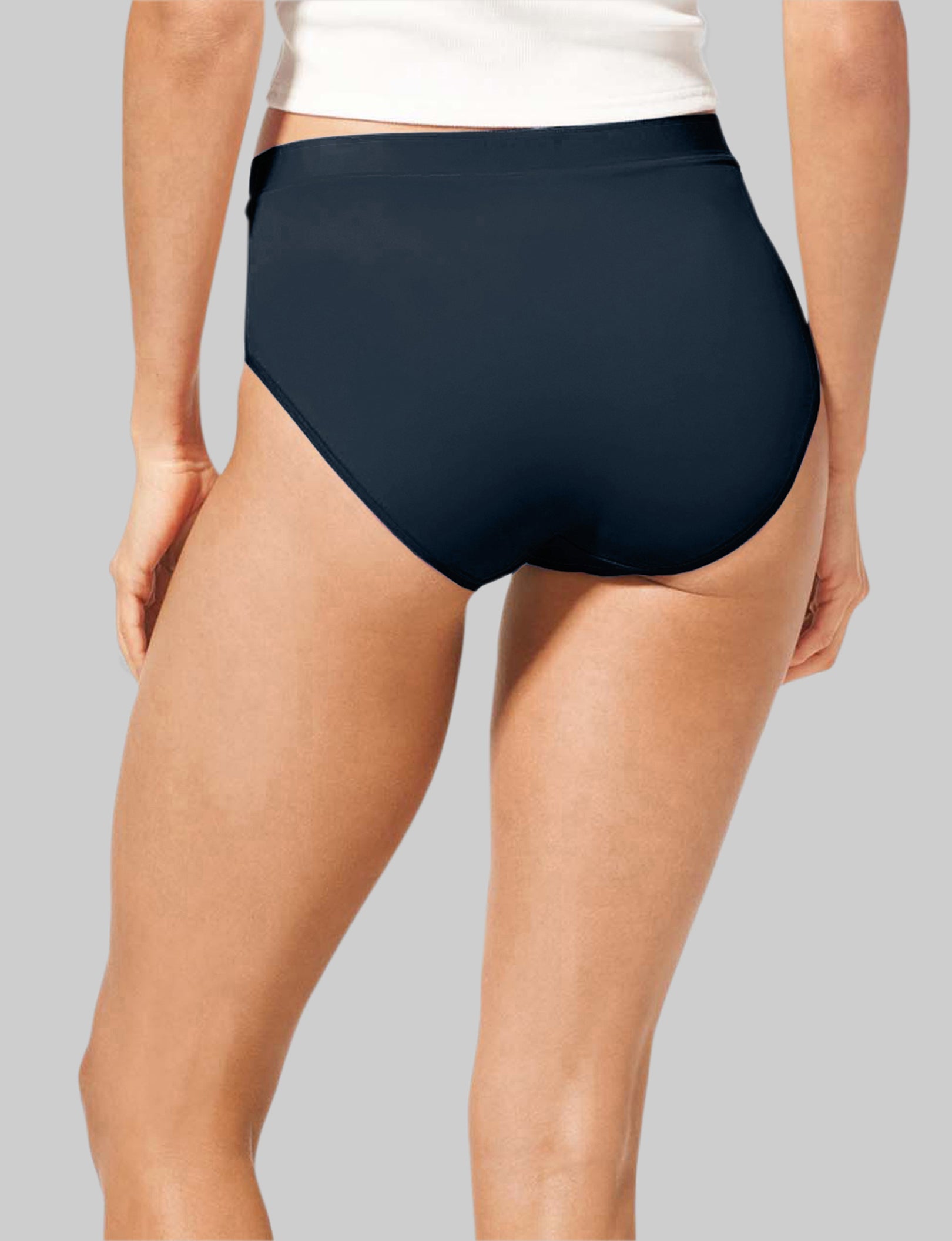 Women's Cool Cotton High Rise Briefs - Soft & Breathable Underwear for Everyday Comfort | Perfect for Workouts, Yoga & Lounge Wear