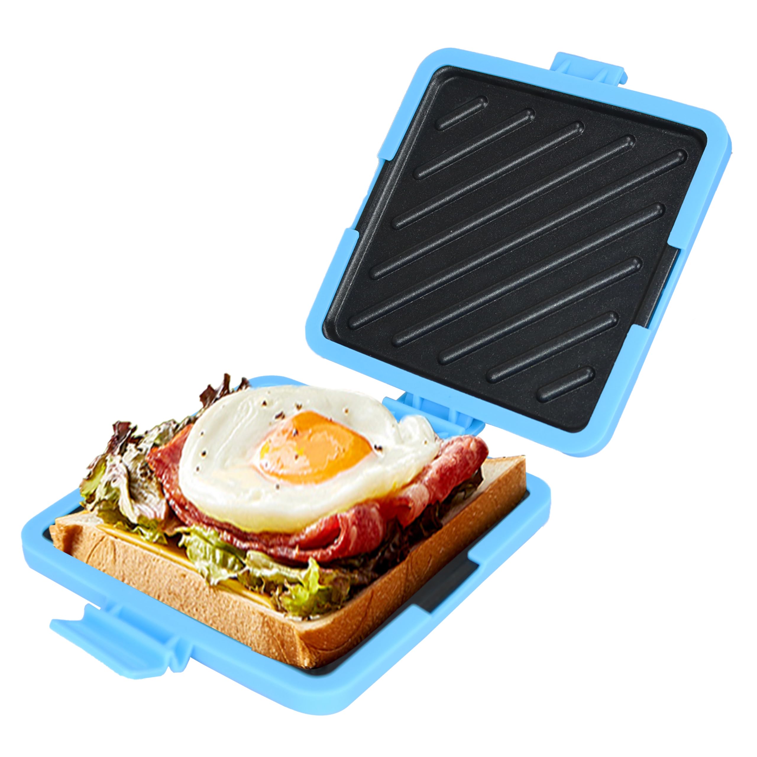 Microwave Toastie Maker - Easy Clean, Compact for Breakfast & Snacks