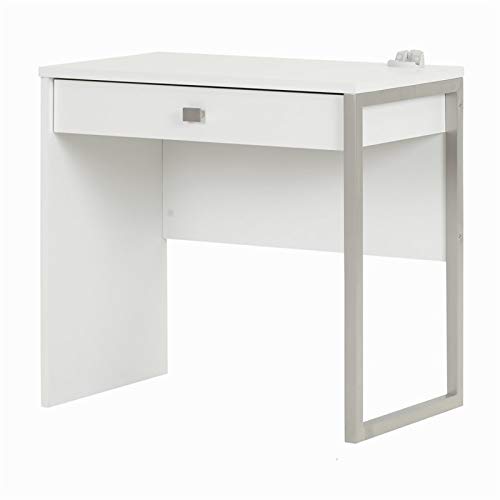 Allora White Computer Desk for Home Office Work