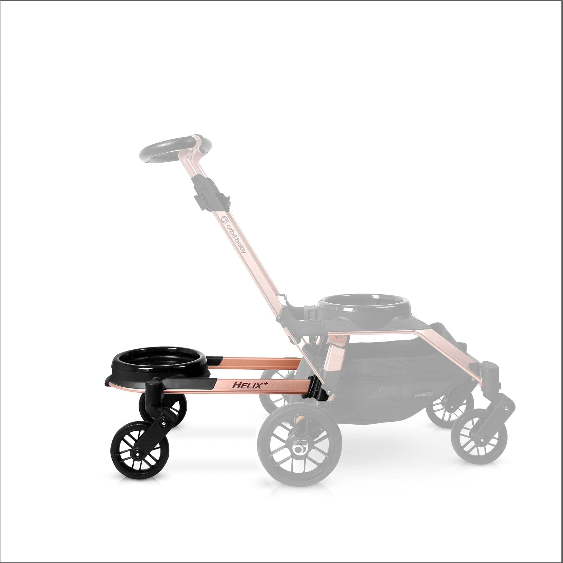 Orbit Baby Helix+ Double Stroller Attachment - Convertible Tandem Stroller for Twins & Siblings - Lightweight & Compact Design for Urban Travel, Shopping & Family Outings