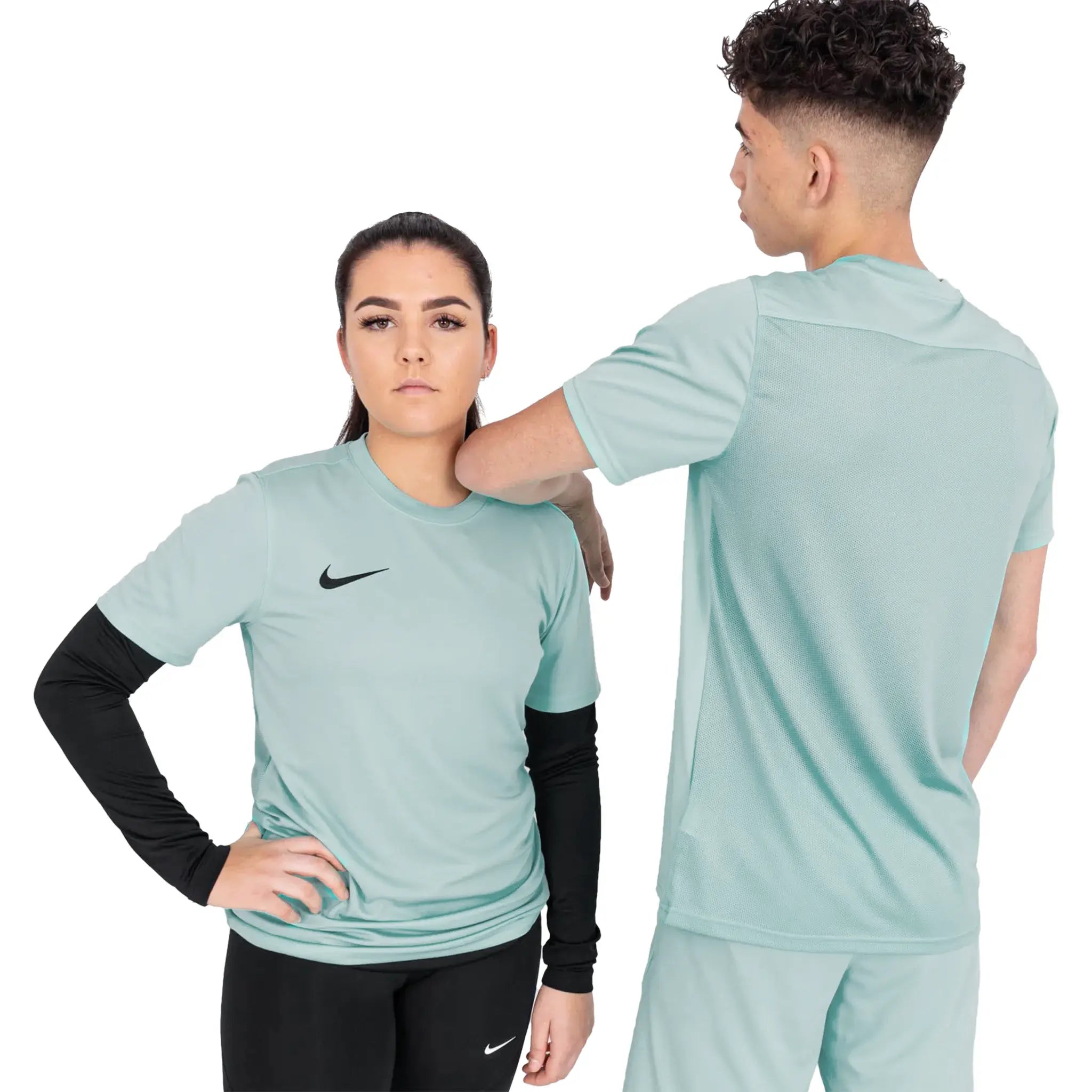 Nike Dri-FIT Park III Hyper Turquoise Black T-Shirt & Shorts Set - Moisture-Wicking Athletic Wear for Men - Perfect for Running, Gym Workouts & Casual Sports Activities