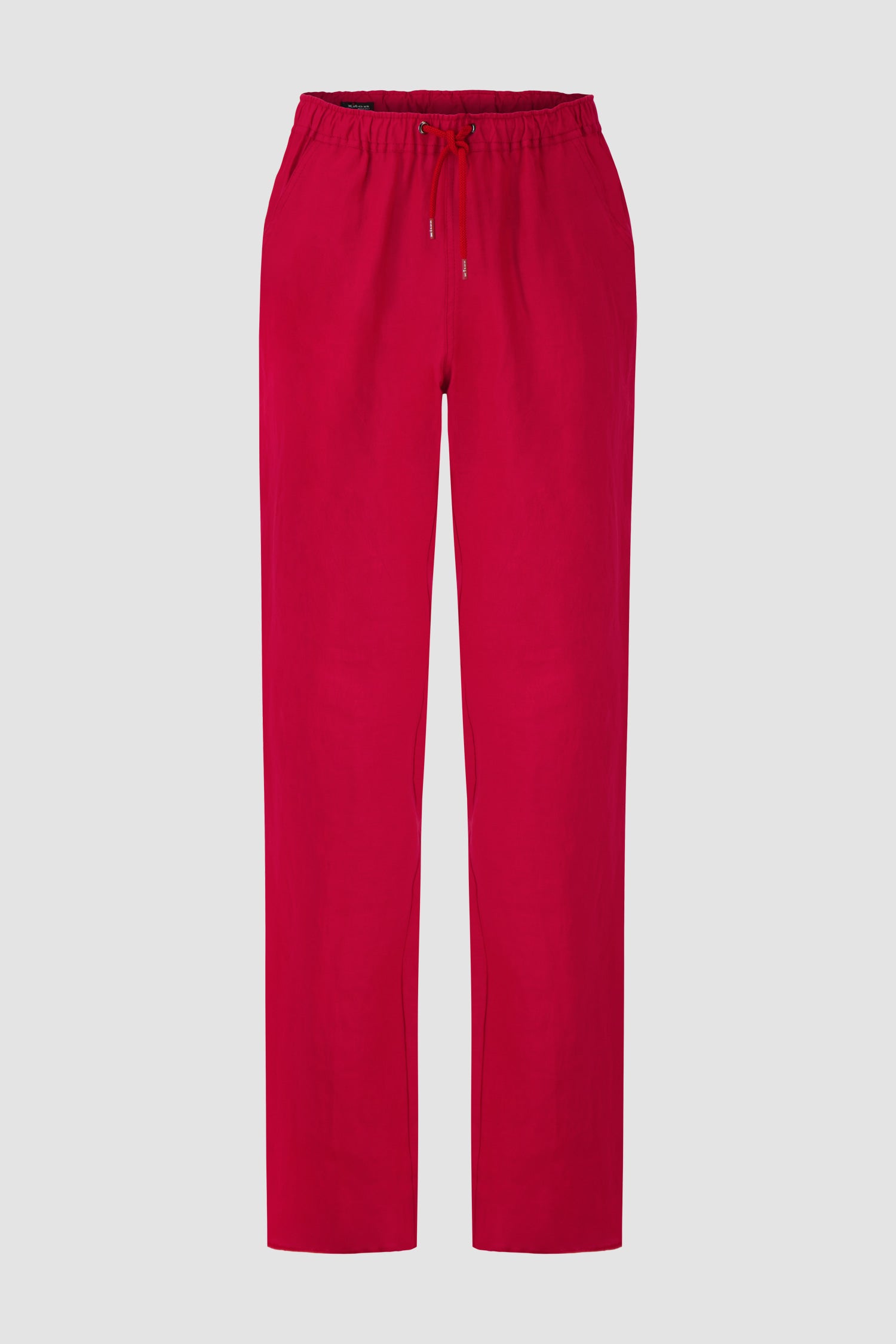 Premium Kiton Red Dress Pants for Men - Elegant Slim Fit Formal Trousers for Business, Office & Special Occasions