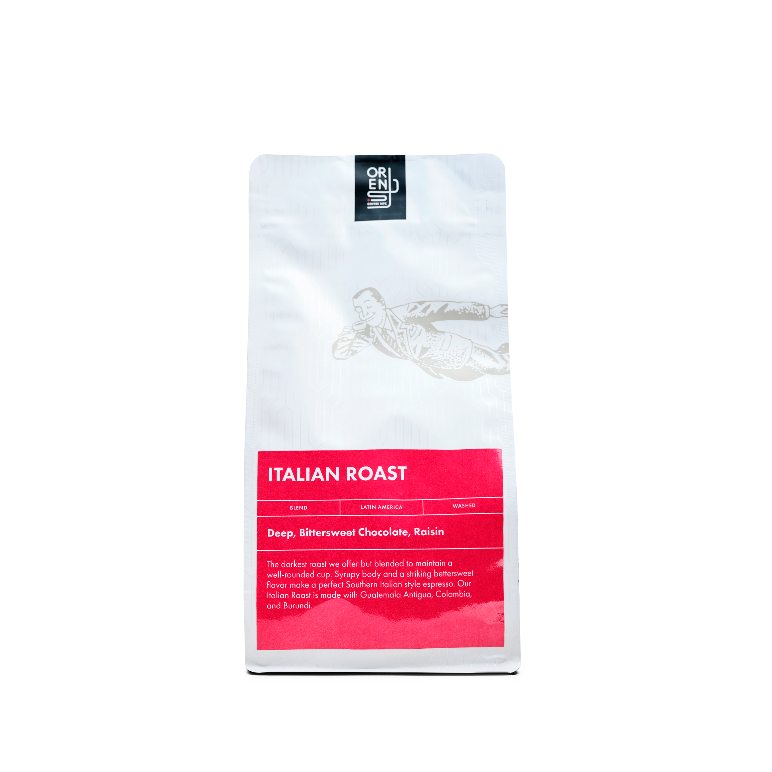 Premium Italian Roast Coffee Beans - Rich & Bold Dark Roast for Espresso & Drip Brew - Perfect for Home, Office & Gifts