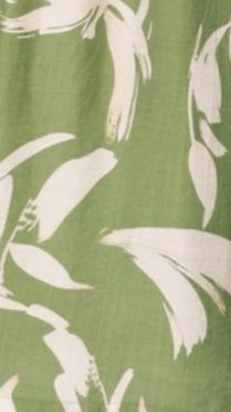 Callison Women's Green Print Crop Top and Pants Set - Stylish Matching Outfit for Casual Wear, Yoga, and Summer Fashion
