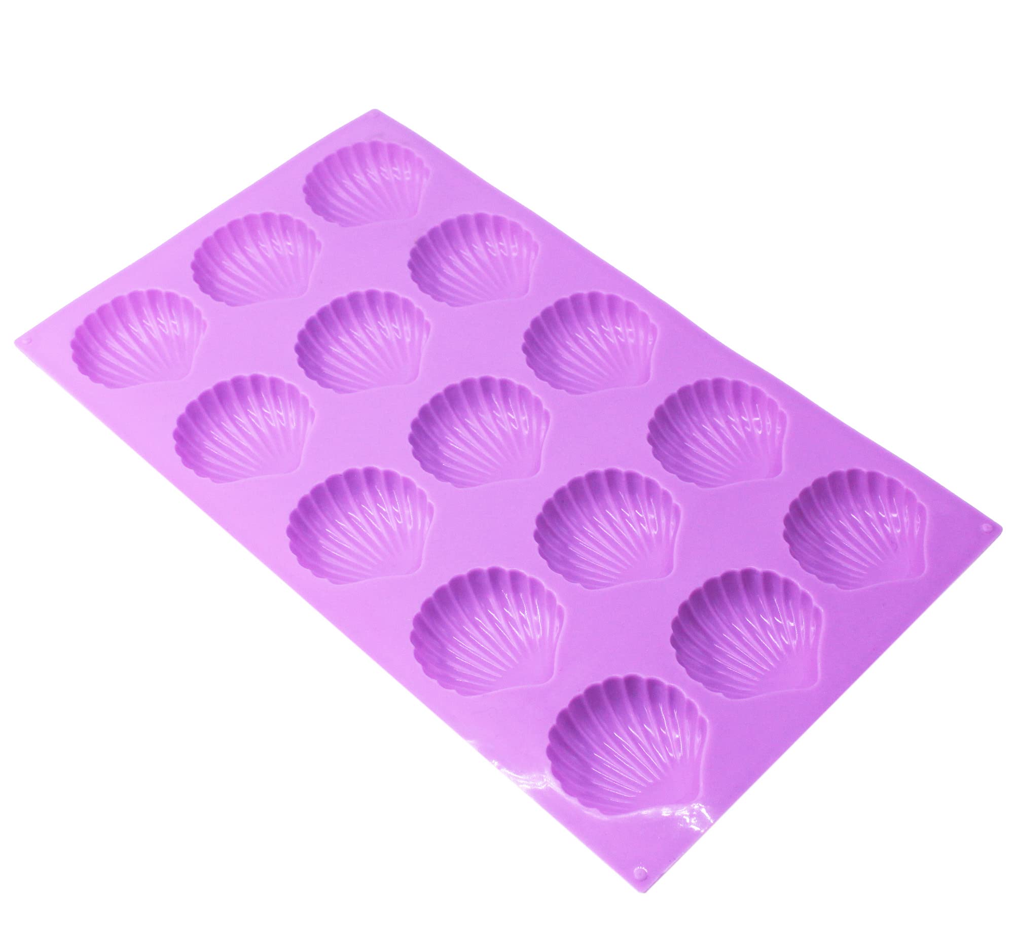 Premium Silicone Mold for Small Shell Soap, Madeleines, Cake, Chocolate & Muffins - 1oz per Cell - Perfect for Baking, DIY Crafts & Homemade Treats