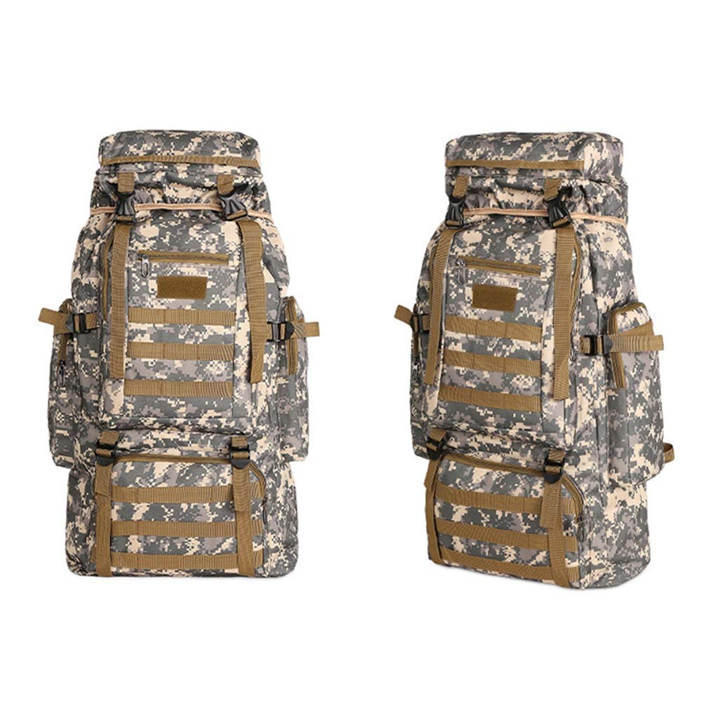 **GANN Durable Waterproof Hiking Backpack - 50L Large Capacity Trekking Rucksack for Men & Women - Lightweight Nylon Mountaineering Pack for Climbers, Hikers & Travelers - Perfect for Camping, Backpacking & Outdoor Adventures (Color 4)**
