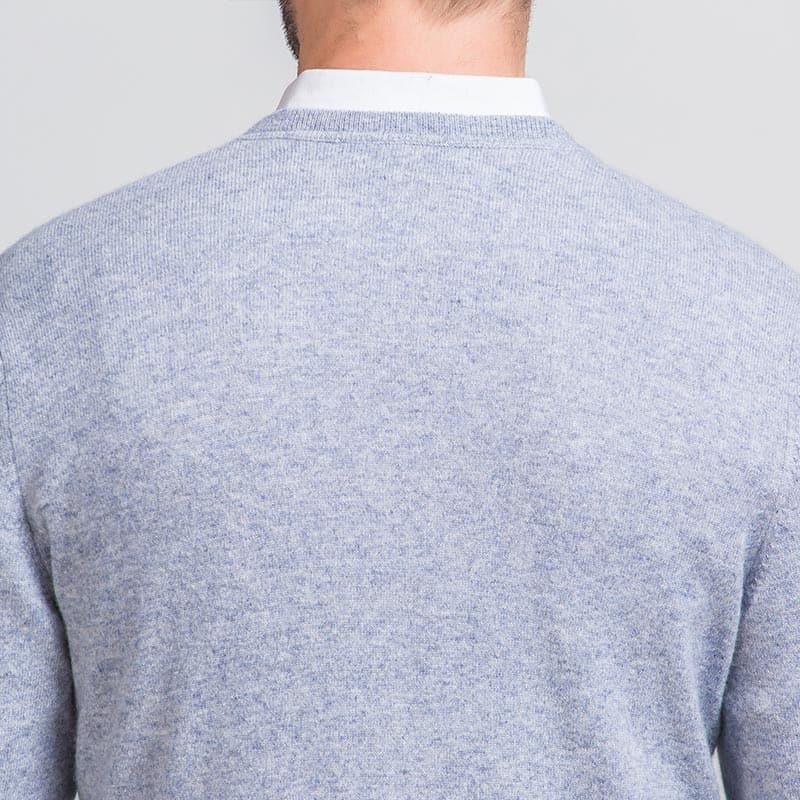 Luxury Men's V-Neck Cashmere Sweater - Soft & Warm Winter Pullover for Business Casual & Date Nights