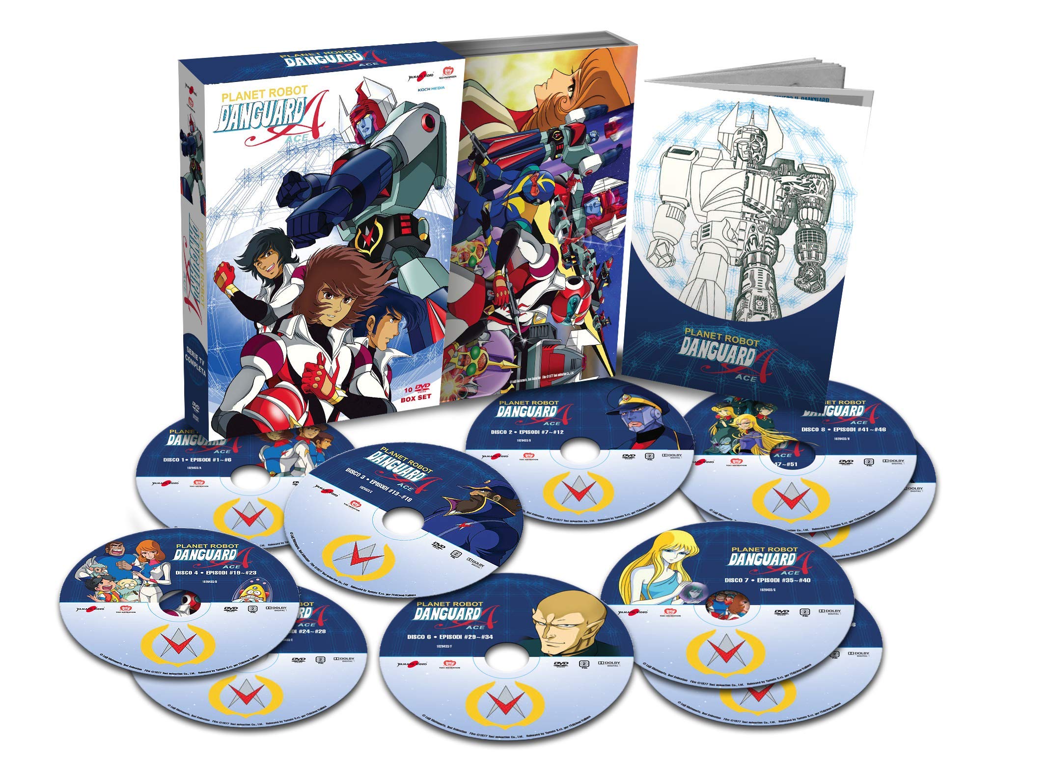 Planet Robo Danguard Complete DVD-BOX Set - 56 Episodes (1400 Minutes) Japanese Edition - Perfect for Anime Collectors & Sci-Fi Fans