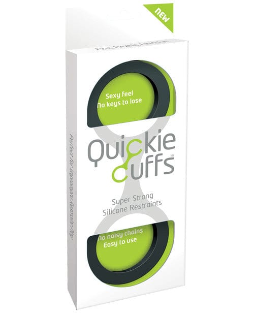 Quickie Cuffs Large - Premium Black Restraints for Adults - Perfect for BDSM, Role Play & Spicing Up Your Intimate Life