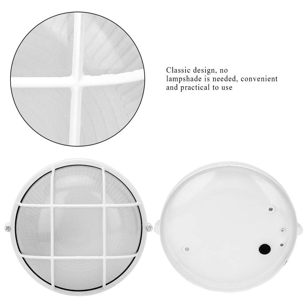 Waterproof Bulkhead Light - Durable Wall & Ceiling Fixture for Sauna, Outdoor, Warehouse & Exterior Spaces | Rust-Resistant LED Lighting for Patio, Garage & Commercial Use