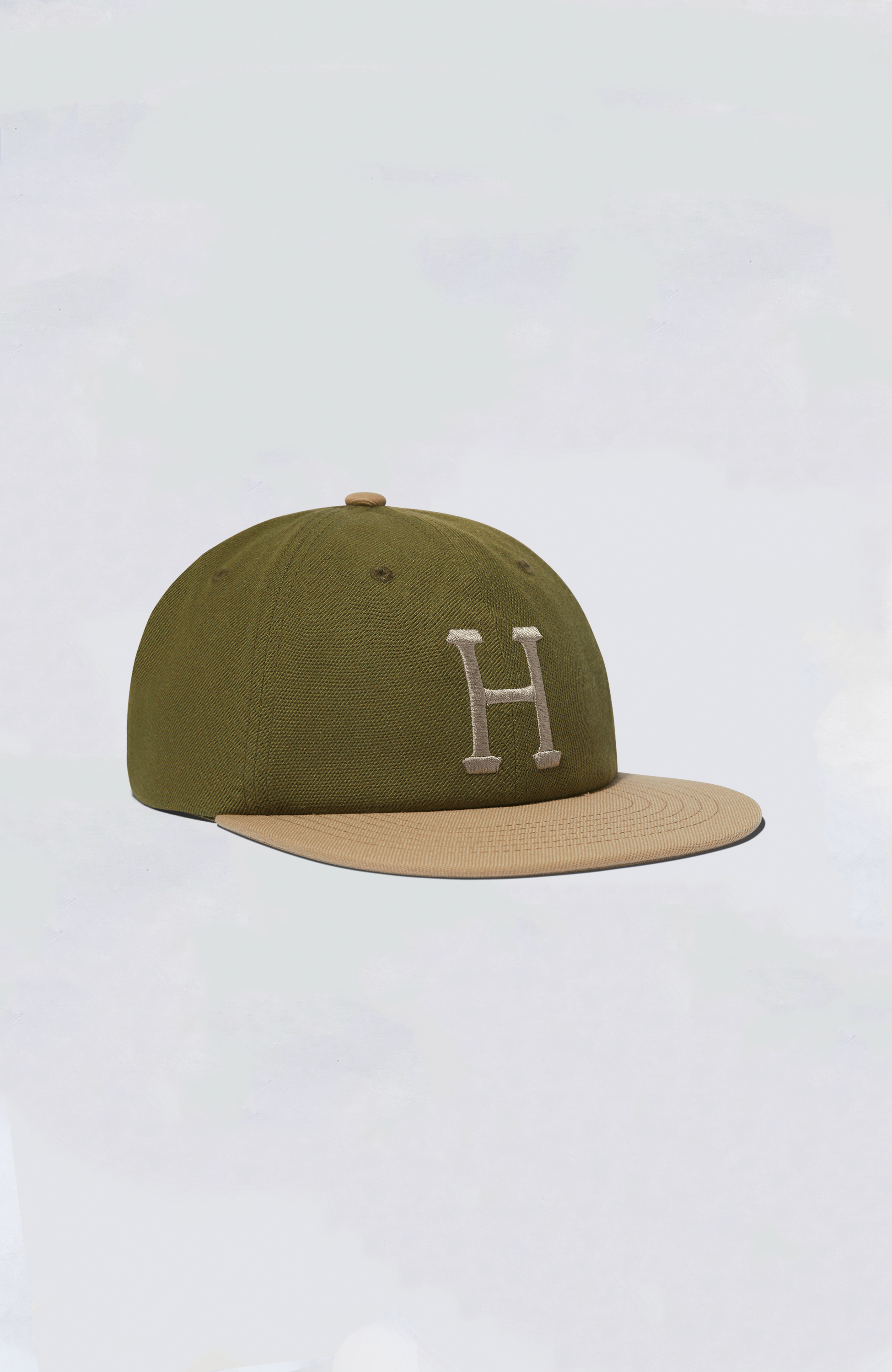 HUF Classic H 6-Panel Snapback Hat - Adjustable Cotton Baseball Cap for Men & Women - Perfect for Streetwear, Skateboarding & Outdoor Activities