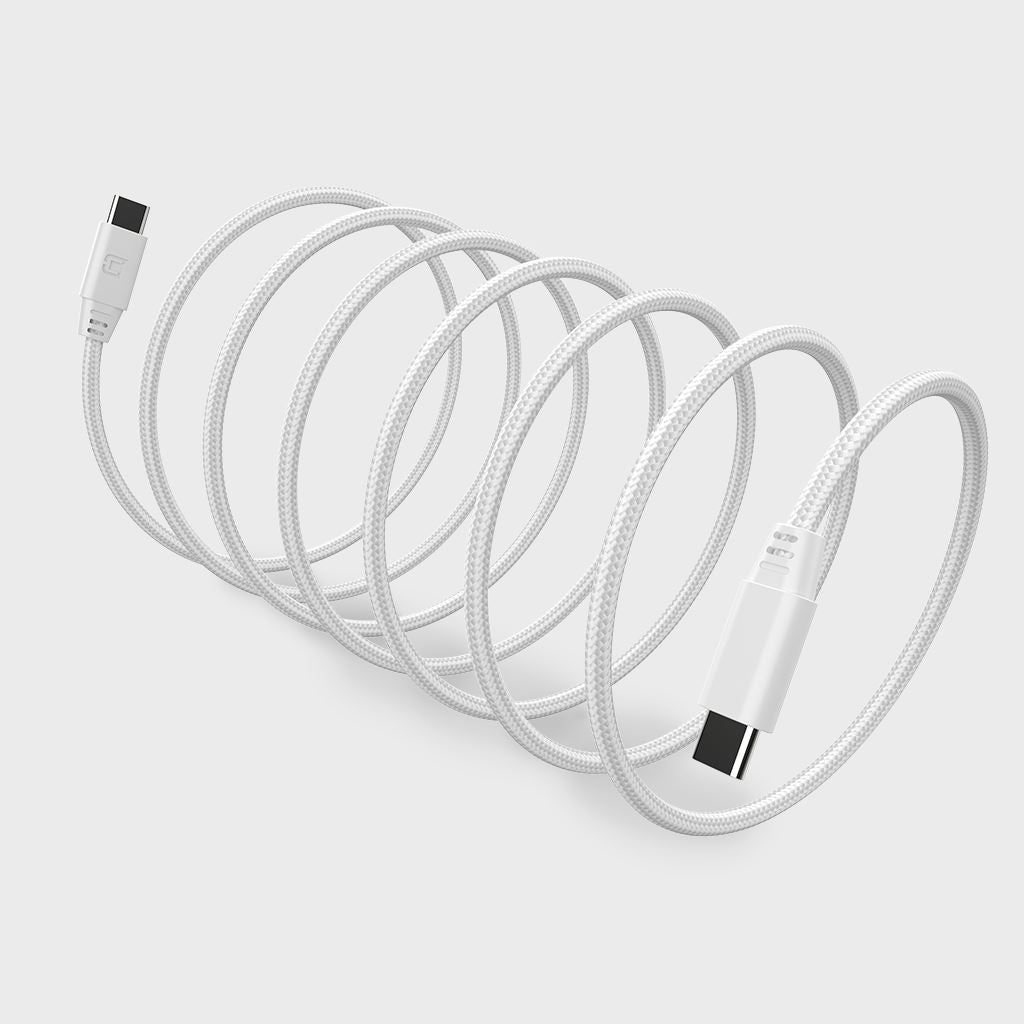 100W Tangle-Free Magnetic Charging Cable 2M/6.6ft Fast Charging USB-C Cable with LED Indicator - Perfect for iPhone, Android, MacBook, Tablets & Gaming Devices at Home, Office or Travel