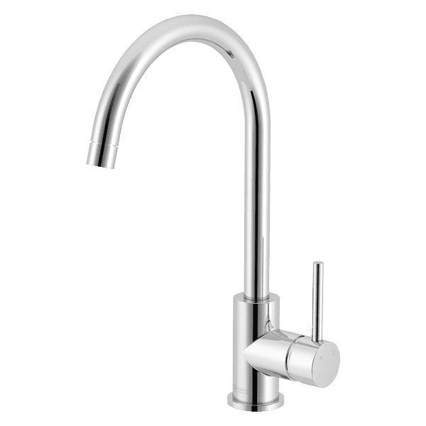 Gareth Ashton Lucia Kitchen Mixer Tap Chrome 3K4 - Modern Single Lever Sink Faucet for Home & Restaurant Use | Perfect for Washing Dishes, Filling Pots & Daily Kitchen Tasks