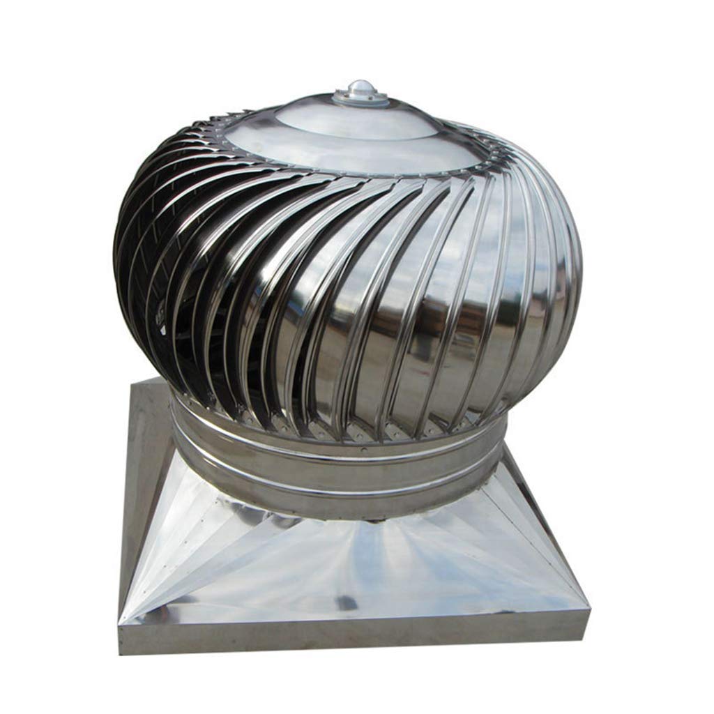 Stainless Steel Revolving Chimney Cowl - Rotating Spinner Anti-Downdraught Vent for Chimneys & Exhaust Vents - Durable with Fixed Feet - Perfect for Home Roof Ventilation & Industrial Exhaust Systems