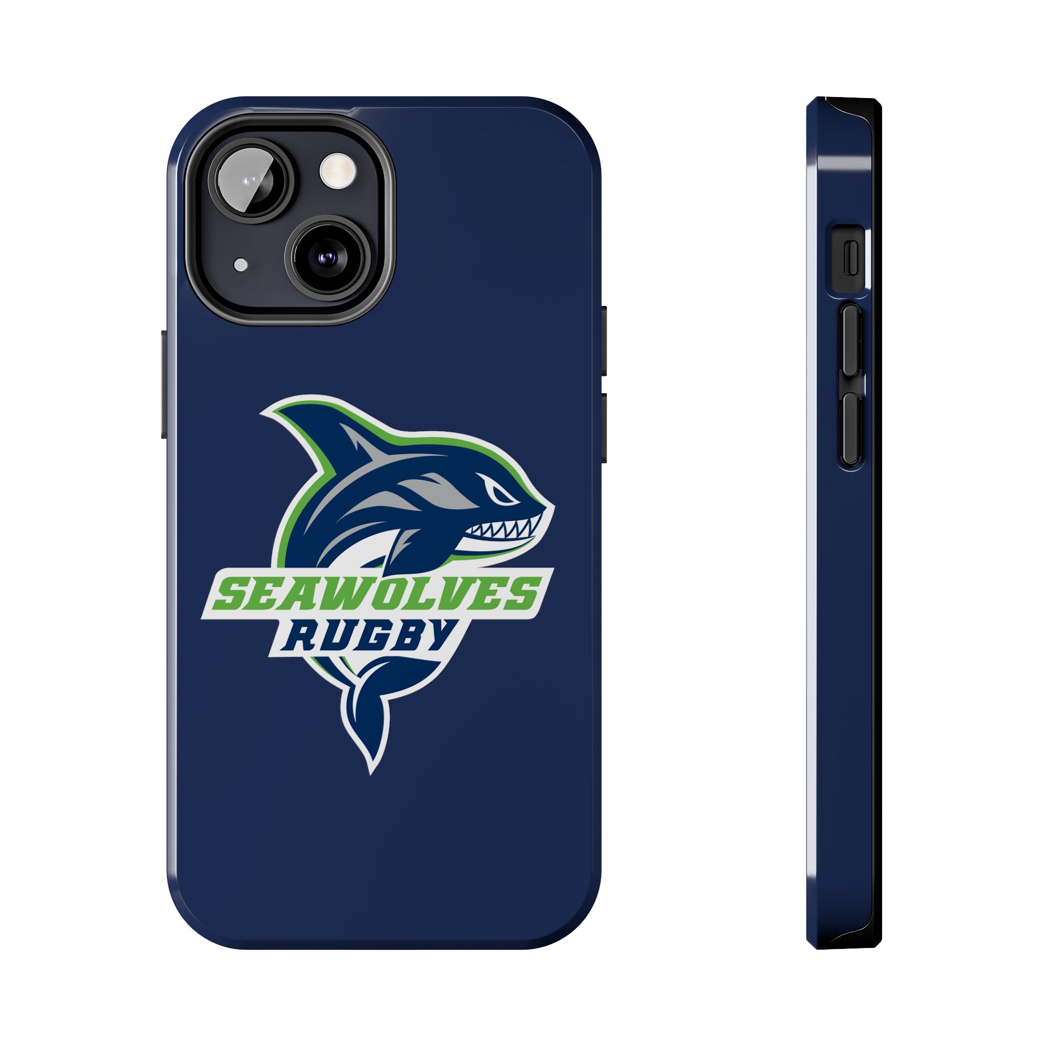 Seawolves Navy Rugged Phone Case - Shockproof & Durable Protection for iPhone & Samsung - Perfect for Outdoor Adventures, Work & Daily Use