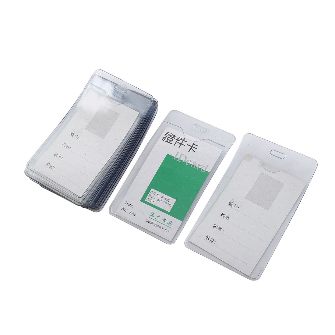 Vertical Name Tag Badge Holder 2.1x3.3