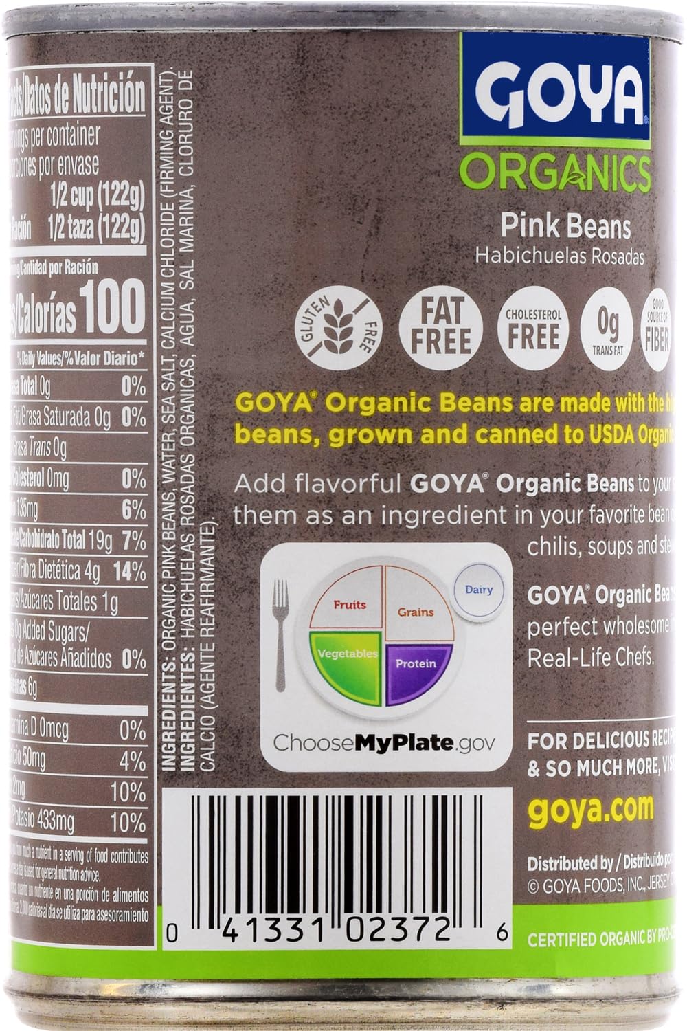 **Goya Foods Organic Pink Beans - 15.5 Oz (Pack of 24) | Non-GMO, Gluten-Free, Vegan Certified | Healthy Pantry Staple for Soups, Stews & Latin Dishes | Perfect for Home Cooking, Tacos, Chili, Meal Prep & Emergency Food Storage | Great for Slow Cooker, Batch Cooking, Salads & Rice Bowls | Ideal for Vegan Diets, Camping & Quick Dinners | Use in Burritos, Plant-Based Meals & Family Meals**