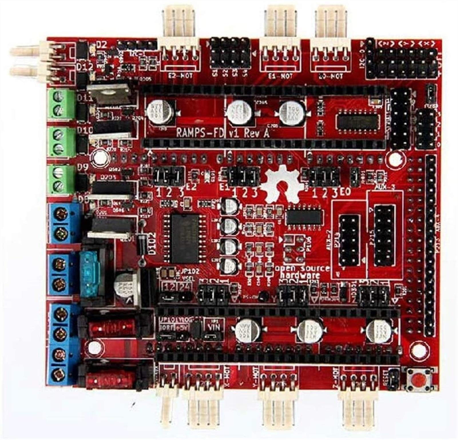 RepRap RAMPS 1.4 FD Improved Version 3D Printer Control Board - Driver Module for DIY 3D Printing Projects, Home Prototyping & Maker Workshops