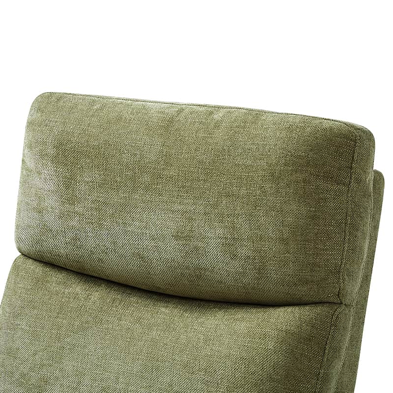 Monica Swivel Rocker Power Recliner Chair with Adjustable Headrest & Lumbar Support - Optional Removable Pillows - Perfect for Living Room, Home Theater & Relaxation