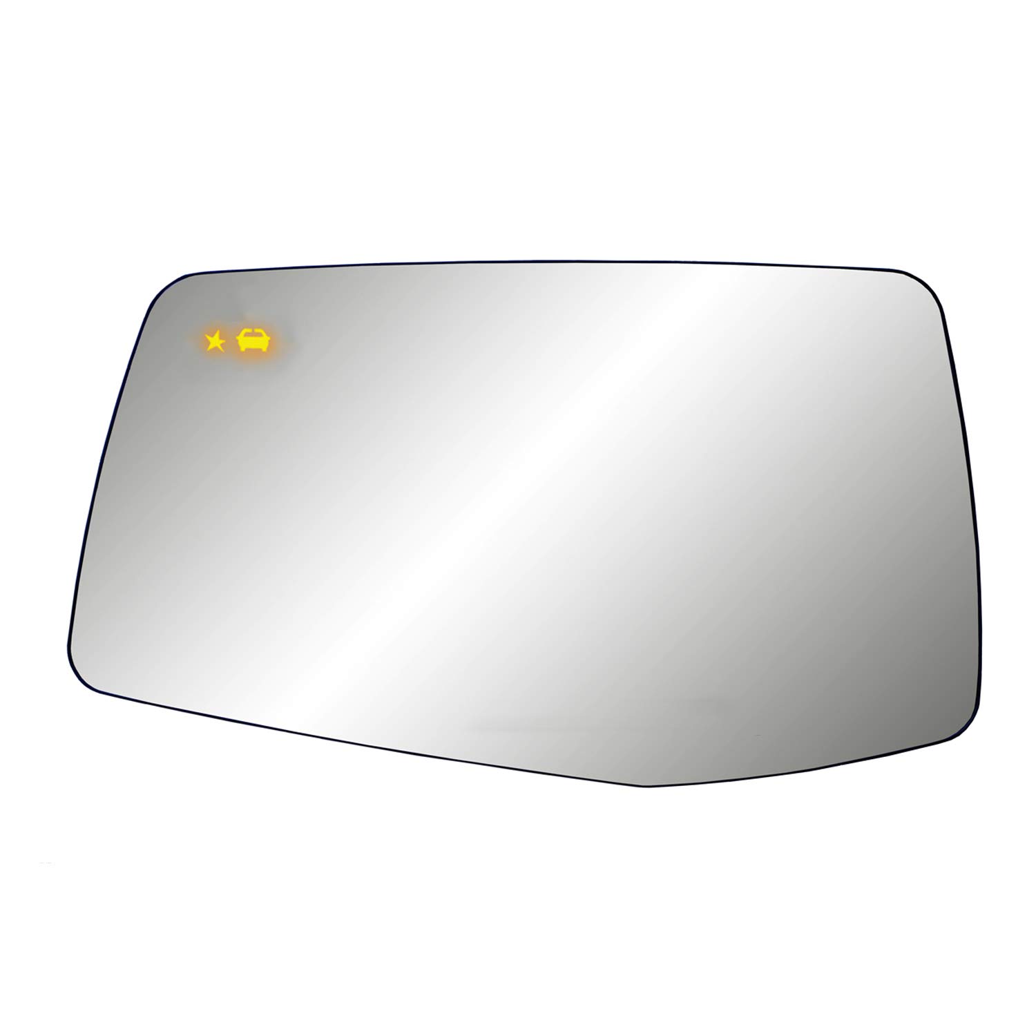 Heated Replacement Glass for Chevy Silverado & GMC Sierra 1500 with Blind Spot Detection - Left Side | Windshield Replacement for Winter Driving & Enhanced Safety