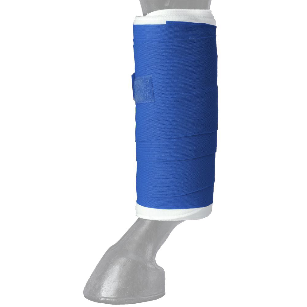 5.5X 12' Heavy Duty Horse Standing Wraps - 4 Pack Blue - Durable Leg Protection for Extended Wear - Ideal for Training, Competition & Stable Use