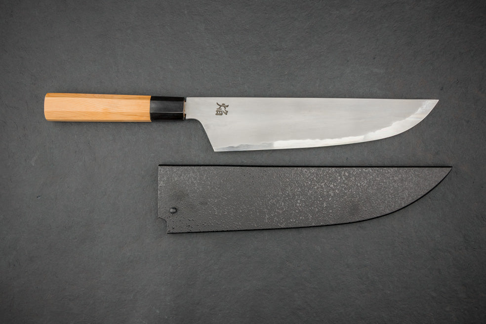 Premium Sakai Takayuki Homura Kogetsu Gyuto Chef Knife 240mm - Handcrafted by Master Itsuo Doi - Perfect for Sushi, Meat Cutting & Professional Kitchen Use
