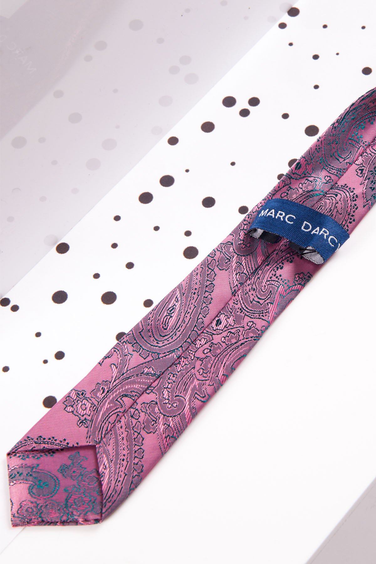 Pink Paisley Print Tie for Girls - Stylish Kids Necktie for School, Parties & Special Occasions