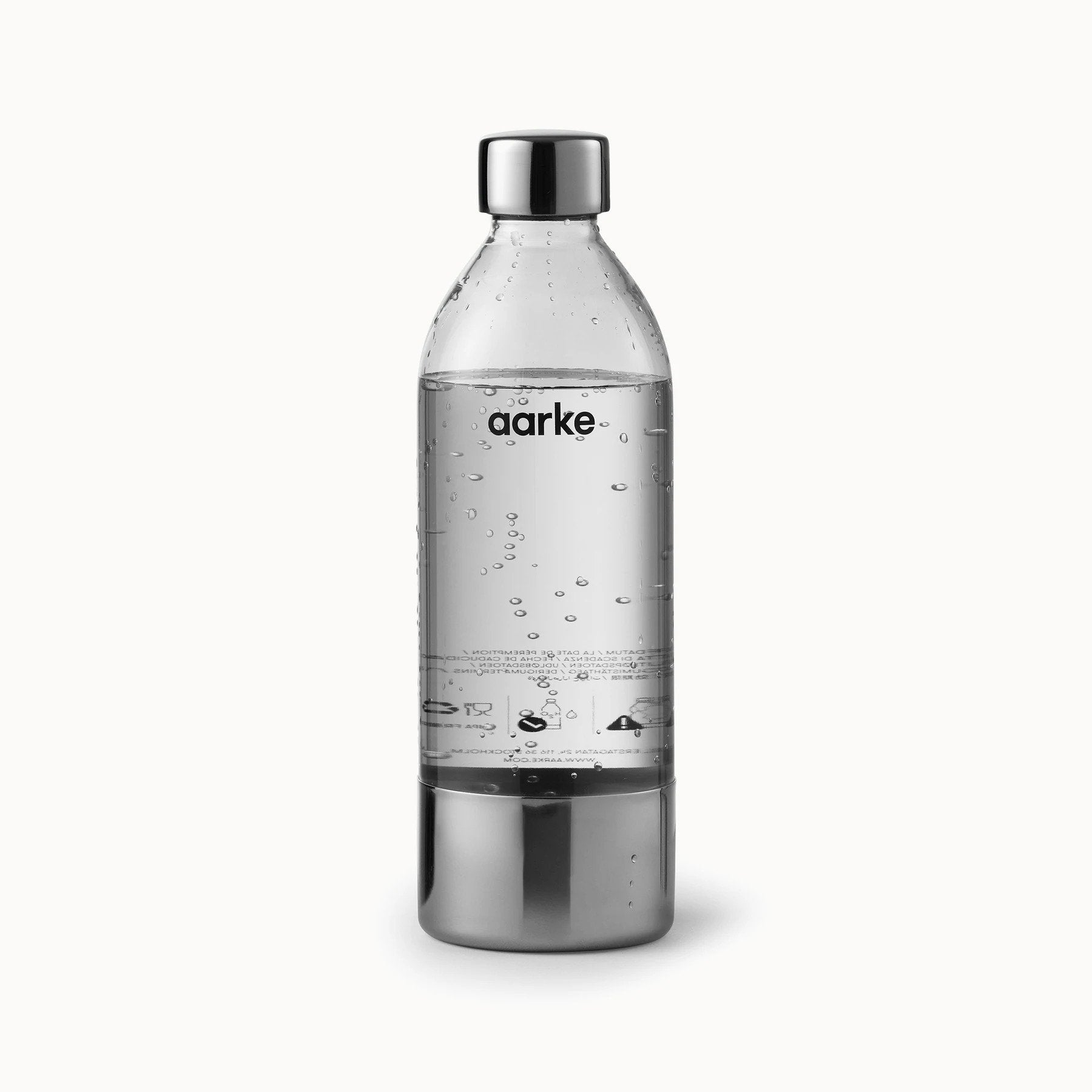 Aarke 1 Liter Reusable Water Bottle - BPA Free, Leak Proof Stainless Steel Insulated Bottle for Gym, Hiking & Travel - Keeps Drinks Cold 24 Hours & Hot 12 Hours