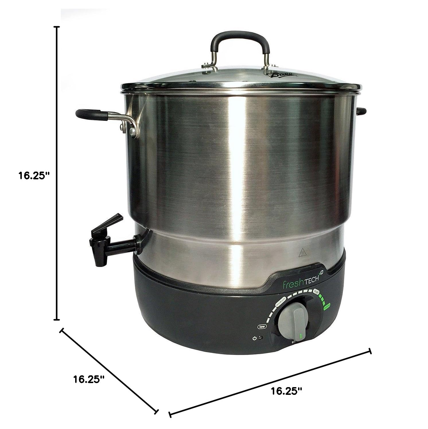 Stainless Steel Ball Electric Canner - Home Canning Machine for Fruits, Jams & Pickles | Perfect for Preserving, DIY Gifts & Pantry Storage