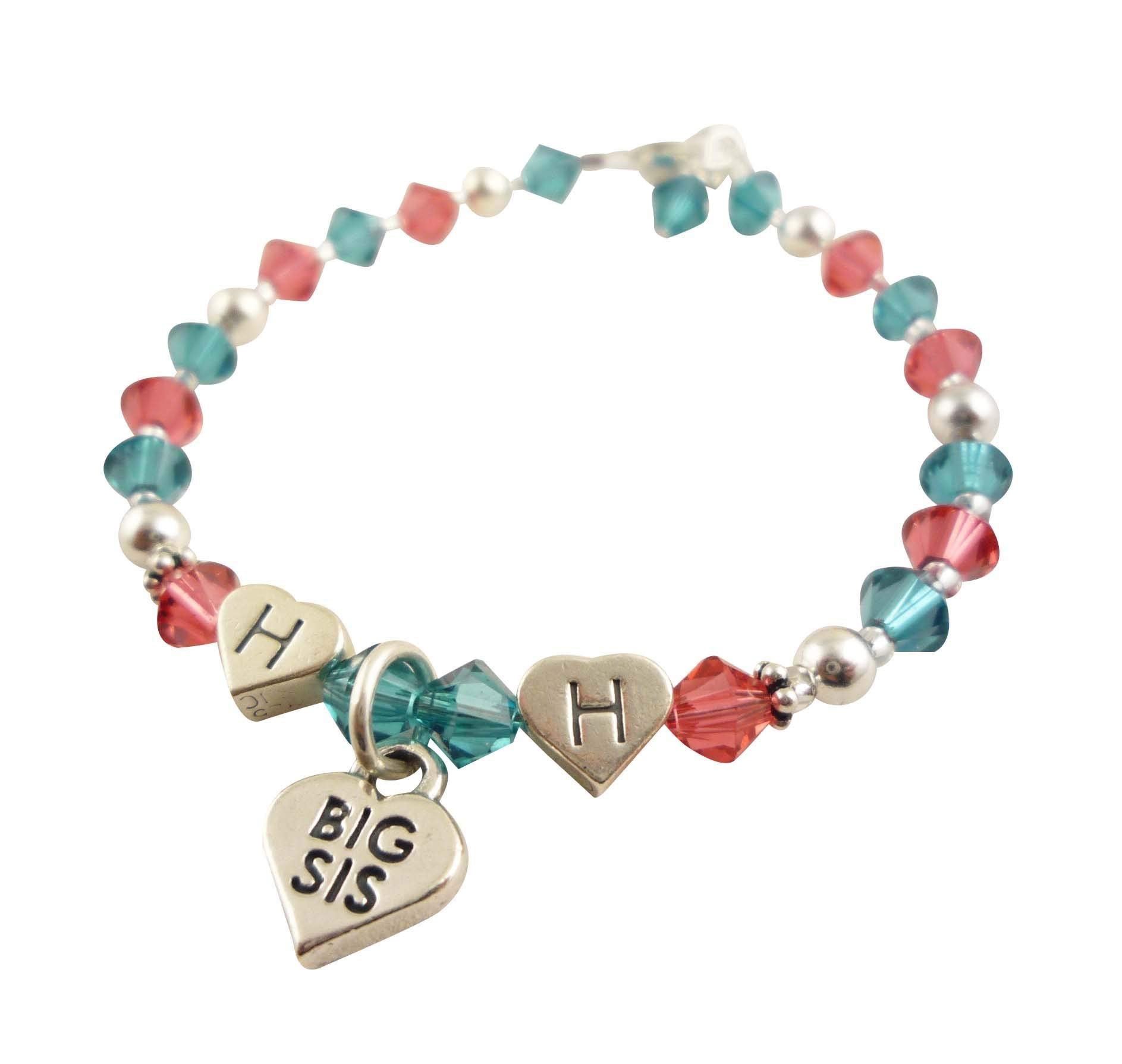 Turquoise Sterling Silver Sister Bracelet for Women - Elegant Gift for Birthday, Anniversary & Friendship Jewelry