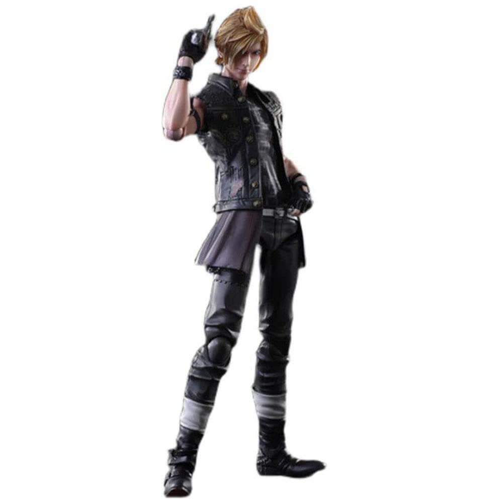 Final Fantasy XV Prompto Action Figure - Anime PVC Collectible Doll, Cartoon Character Statue for Display & Decoration - Perfect Gift for Gamers & Anime Fans (Birthday, Christmas, Gaming Room Decor)