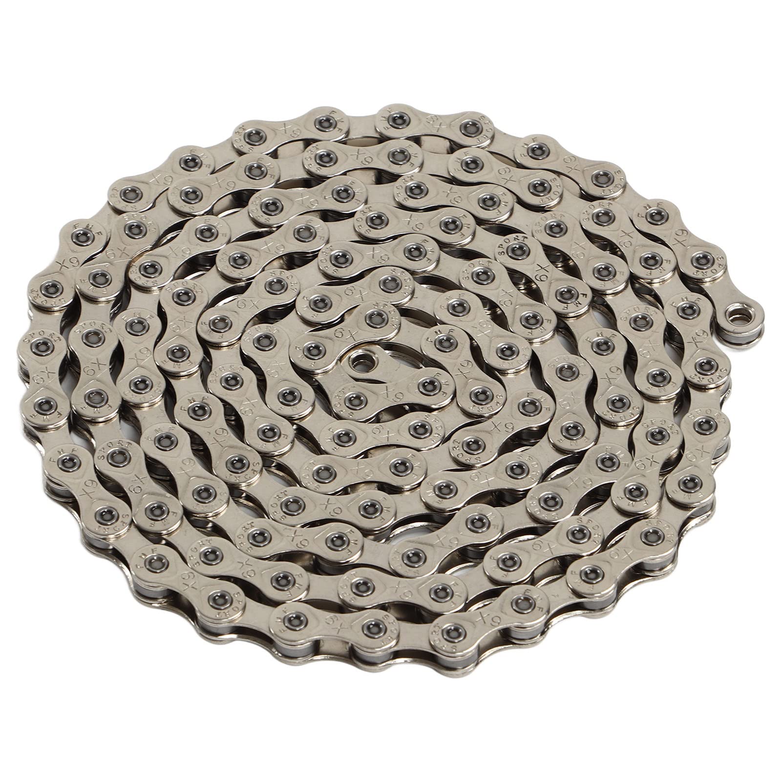 9-Speed Bike Chain with Buckles - Flexible & Durable for Mountain Biking, Road Cycling & Commuting | Kadimendium