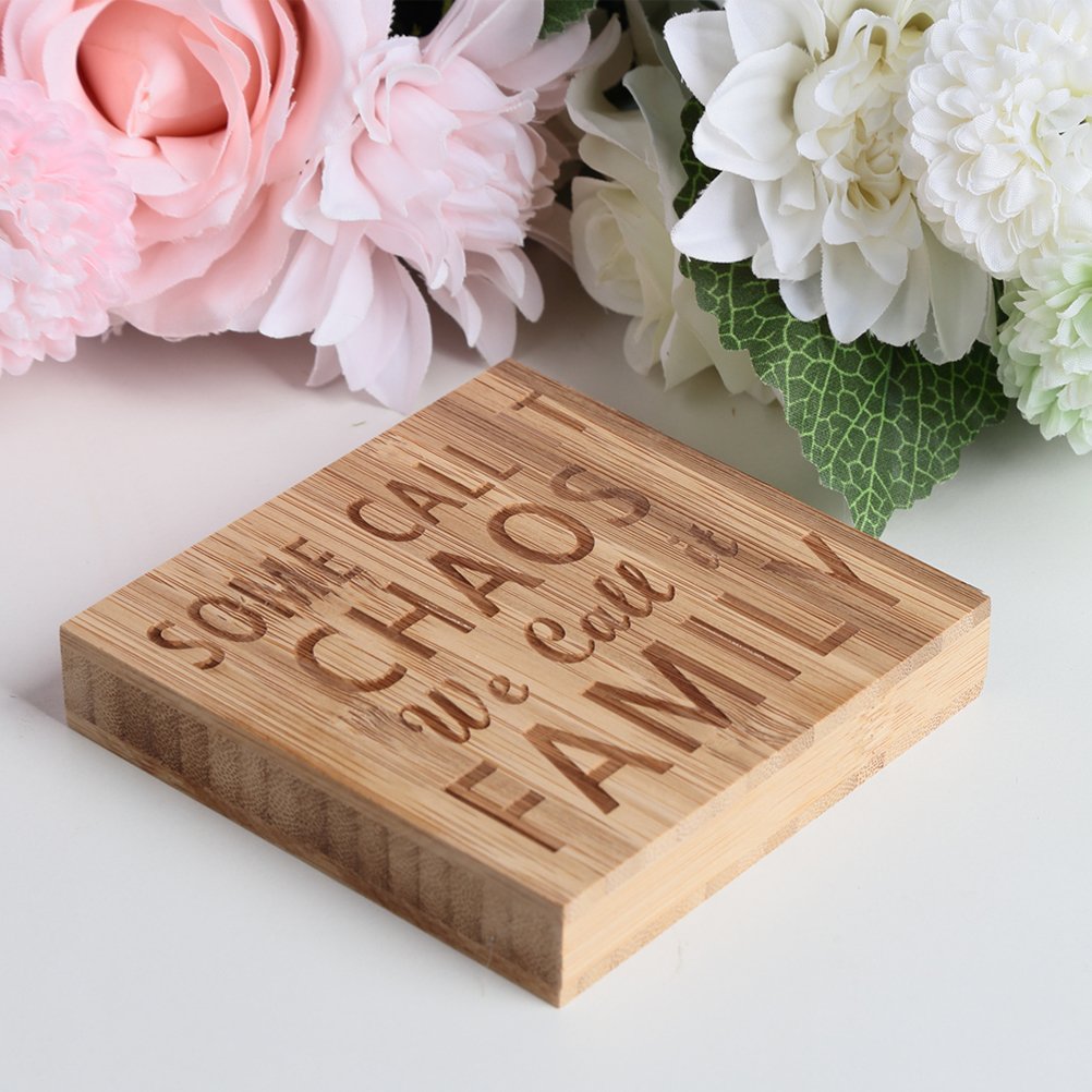 ARTIBETTER Decorative Word Plaque - Rustic Wooden Block Sign for Home Wall Decor | Perfect for Farmhouse, Living Room & Bedroom Decorations