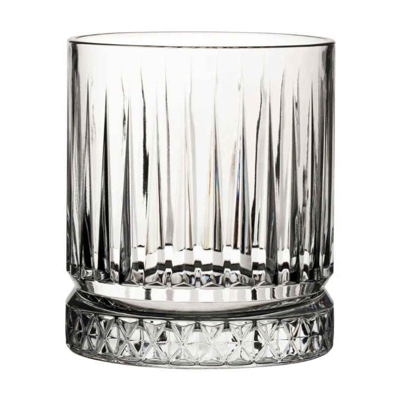 Browne Elysia 12 Oz Double Old Fashioned Whiskey Glasses - Set of 12, Heavy Base Cocktail Glasses for Bourbon, Scotch, and Craft Cocktails - Perfect for Home Bars, Parties, and Gifts