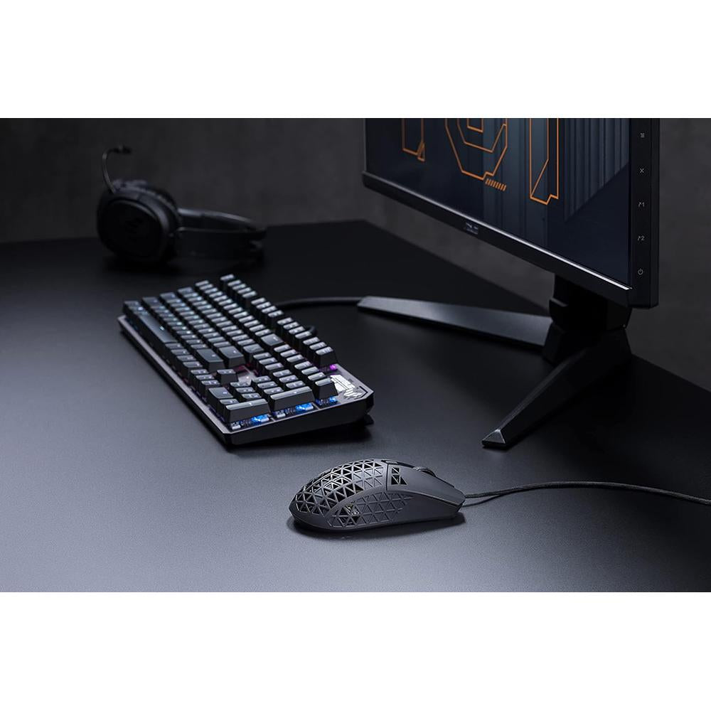 ASUS TUF Gaming M4 Air Wireless Mouse - Lightweight Ergonomic Gaming Mouse for PC, Laptop, Mac - 16000 DPI, RGB Lighting - Perfect for FPS, MOBA, and Office Work