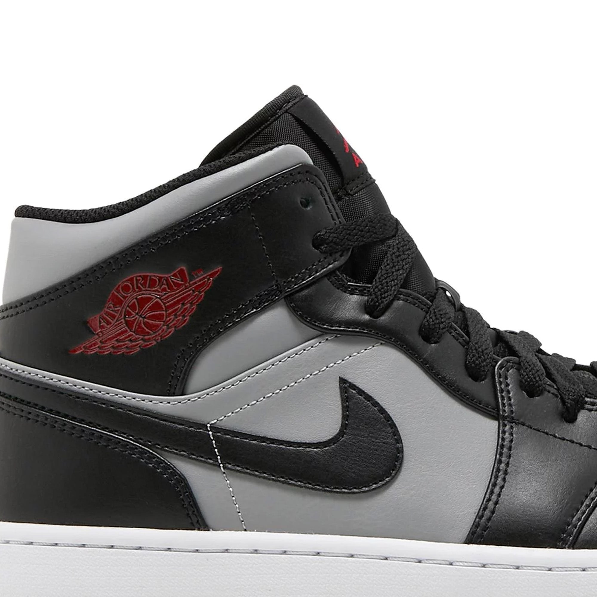 Air Jordan 1 Mid 'Shadow Red' Sneakers (2021 Release) - Men's Basketball Shoes for Streetwear & Casual Style