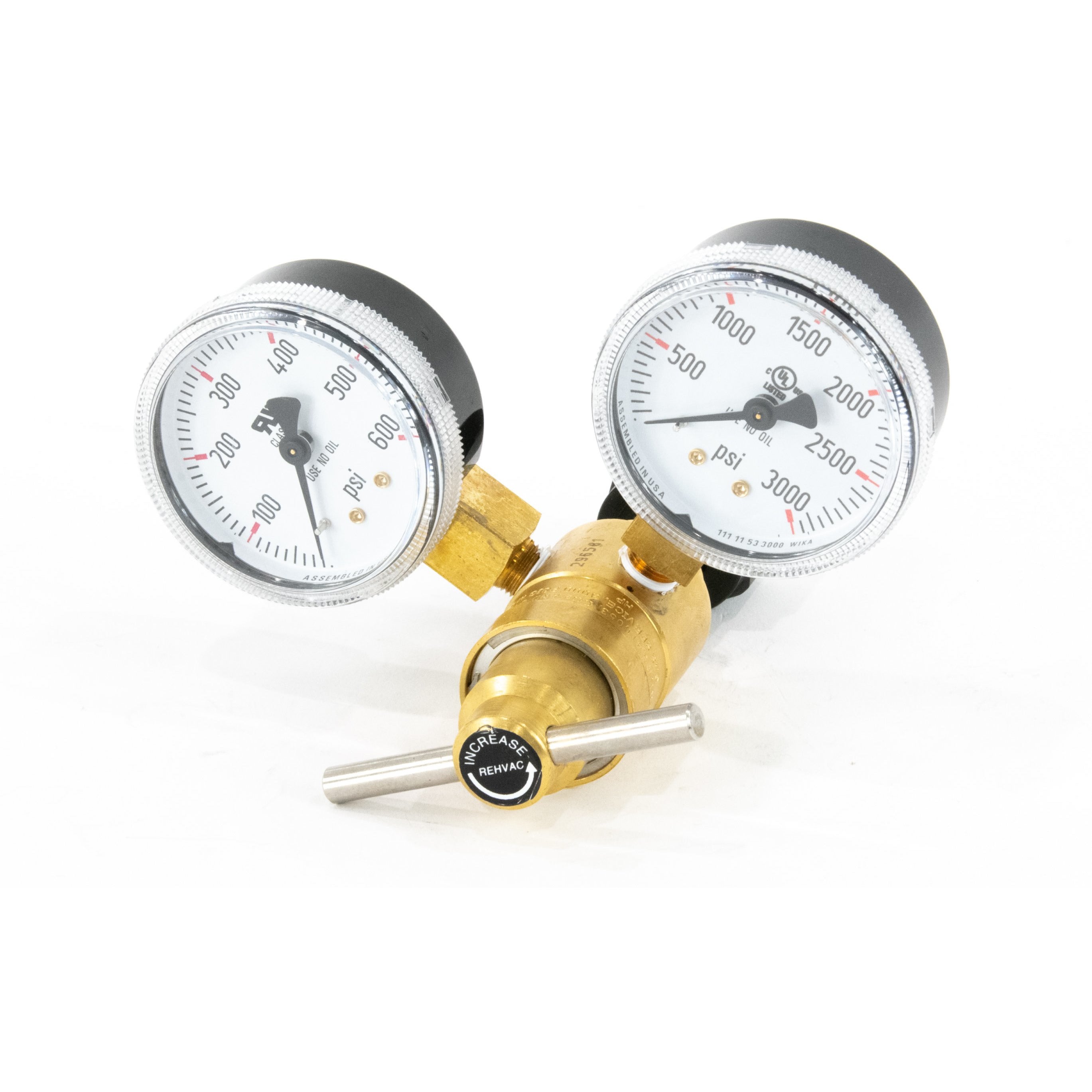Dual Gauge Adjustable CO2 Regulator with High Precision Control for Homebrew, Aquariums & Hydroponics - 25005 Model