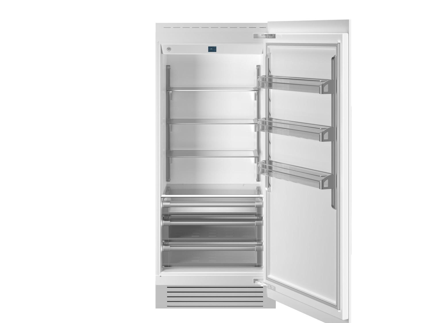 Bertazzoni REF36RCPRR23 36-Inch Built-In Refrigerator Column - Panel Ready Stainless Steel for Modern Kitchen | Perfect for Luxury Homes & Open-Concept Kitchens