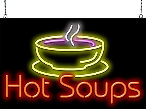 Vintage Hot Soups Neon Sign - 32