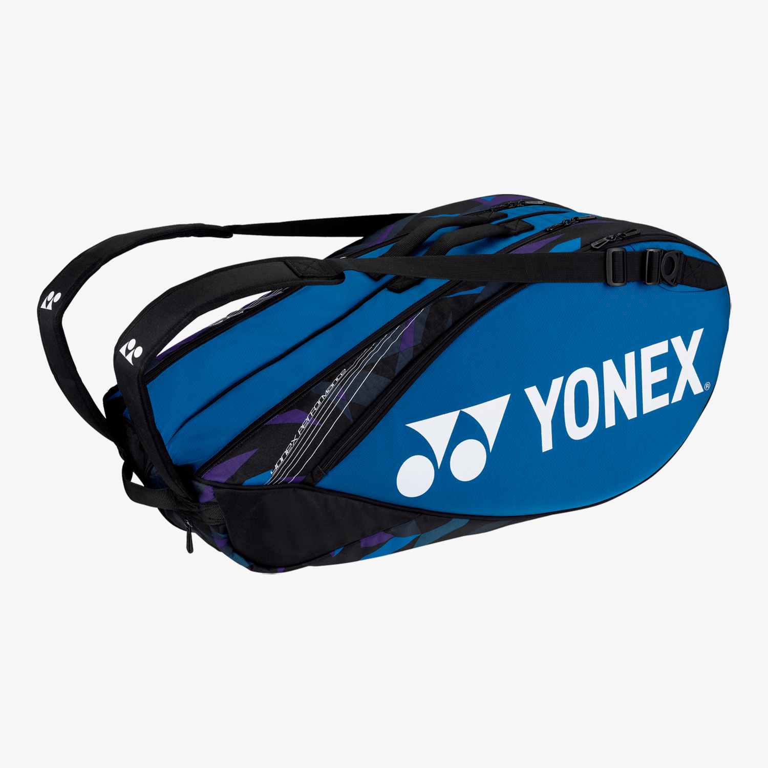 Yonex 92226 Pro Badminton Tennis Racket Bag - 6 Pack, Fine Blue | Premium Sports Equipment for Badminton & Tennis Players | Perfect for Training, Matches & Travel