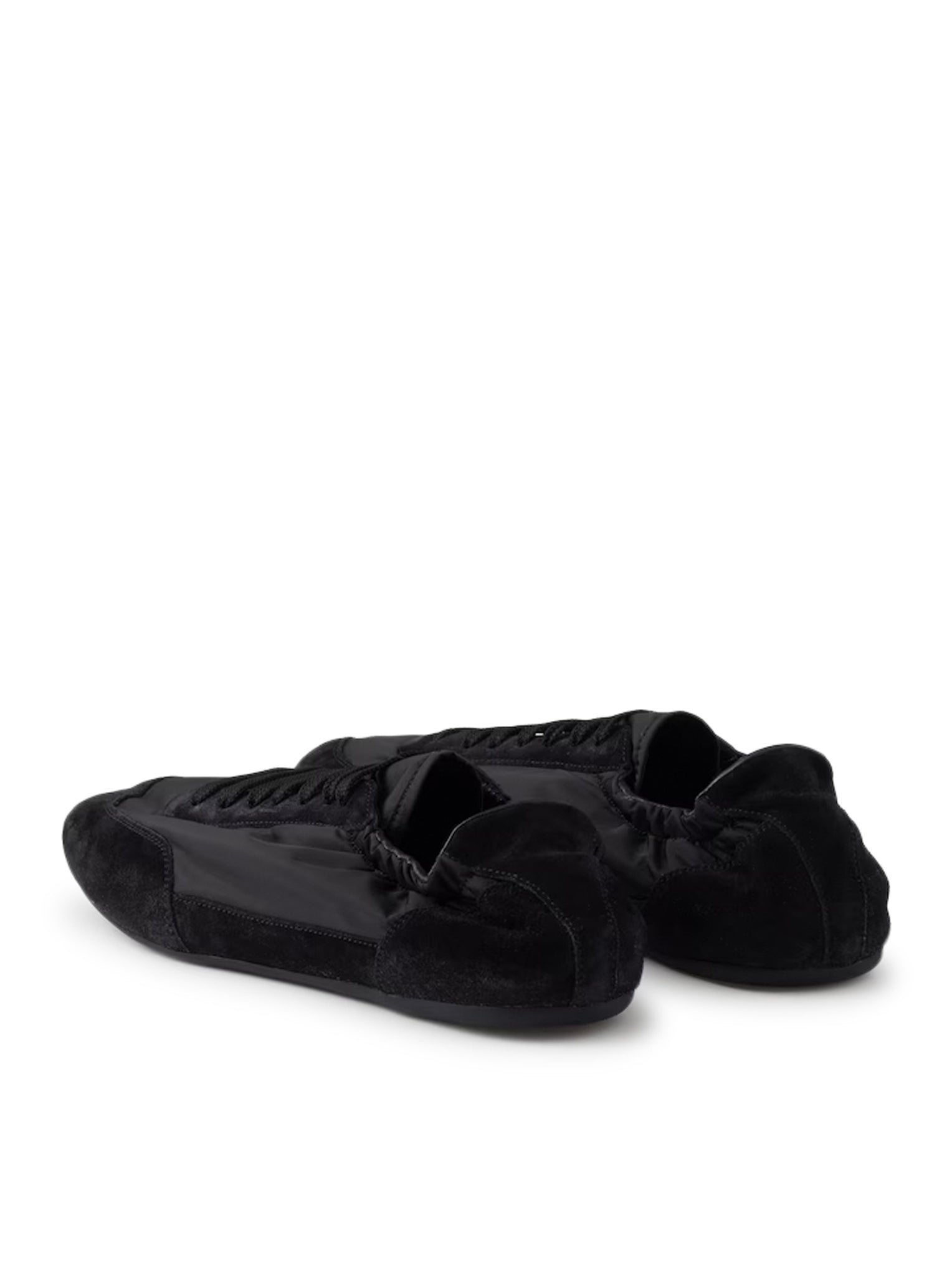 Collapsible Sneakers for Men & Women - Lightweight Nylon & Suede Travel Shoes - Perfect for Walking, Running, and Airplane Travel