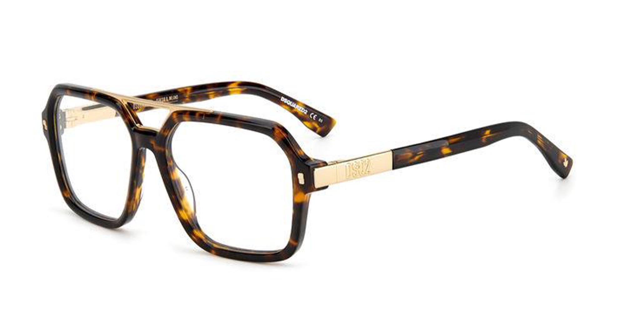 DSQUARED2 D2 0035 Sunglasses - Polarized UV Protection Aviator Style for Men & Women - Perfect for Driving, Travel & Outdoor Activities