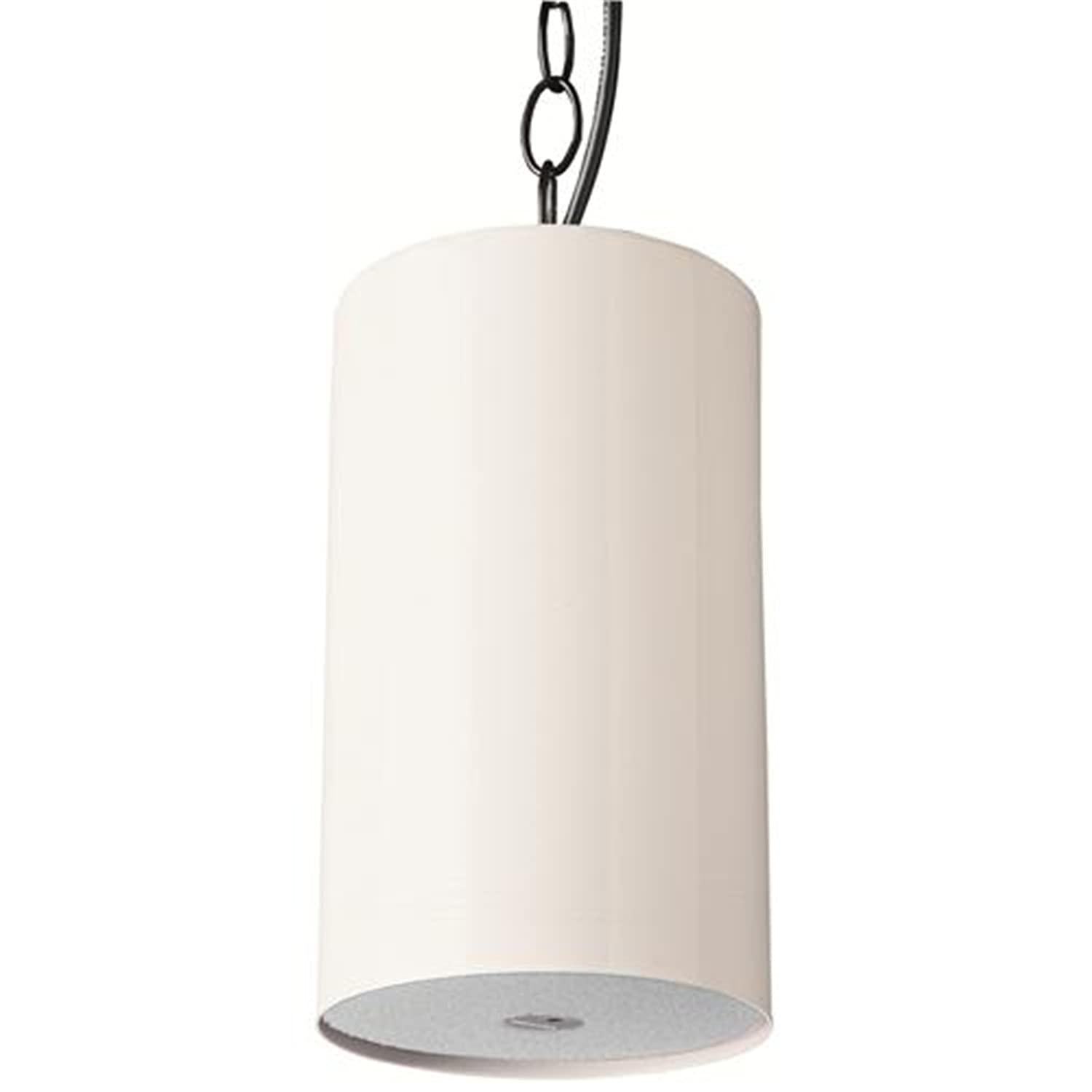 5W Wireless Pendant Speaker with White Grill - Compact Bluetooth Ceiling Speaker for Kitchen, Bathroom, and Outdoor Patio Use
