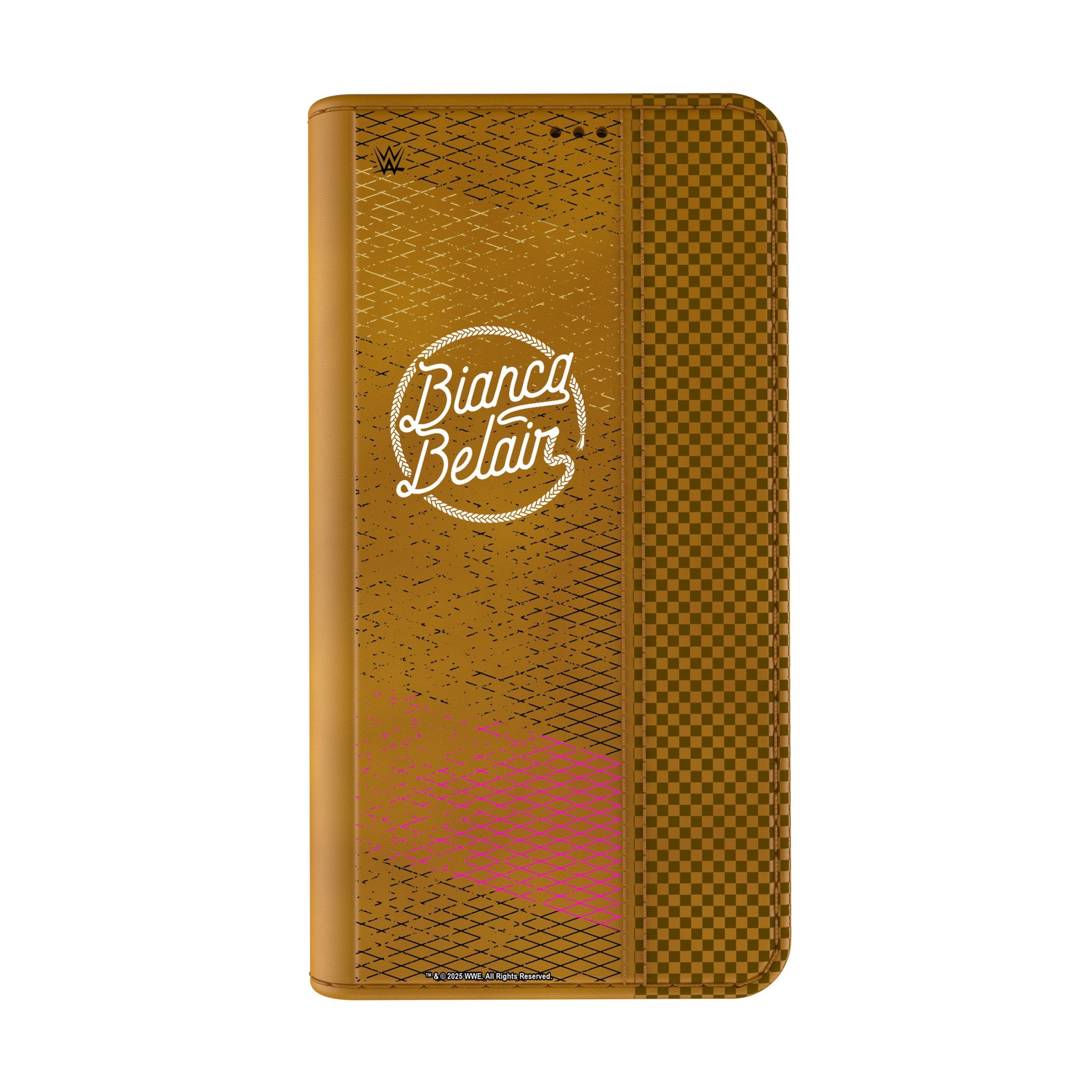 Bianca Belair Steel Folio Phone Case for Apple iPhone 14/13/12 Pro Max - Premium Protective Cover with Card Holder | Perfect for Work, Travel & Everyday Use