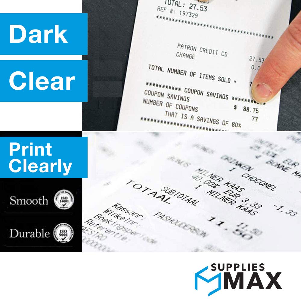 Compatible TM-U120 Black POS Printer Ribbons (6-Pack) - ERC-43BK Replacement Cartridge for Receipt Printing in Retail & Restaurant Businesses