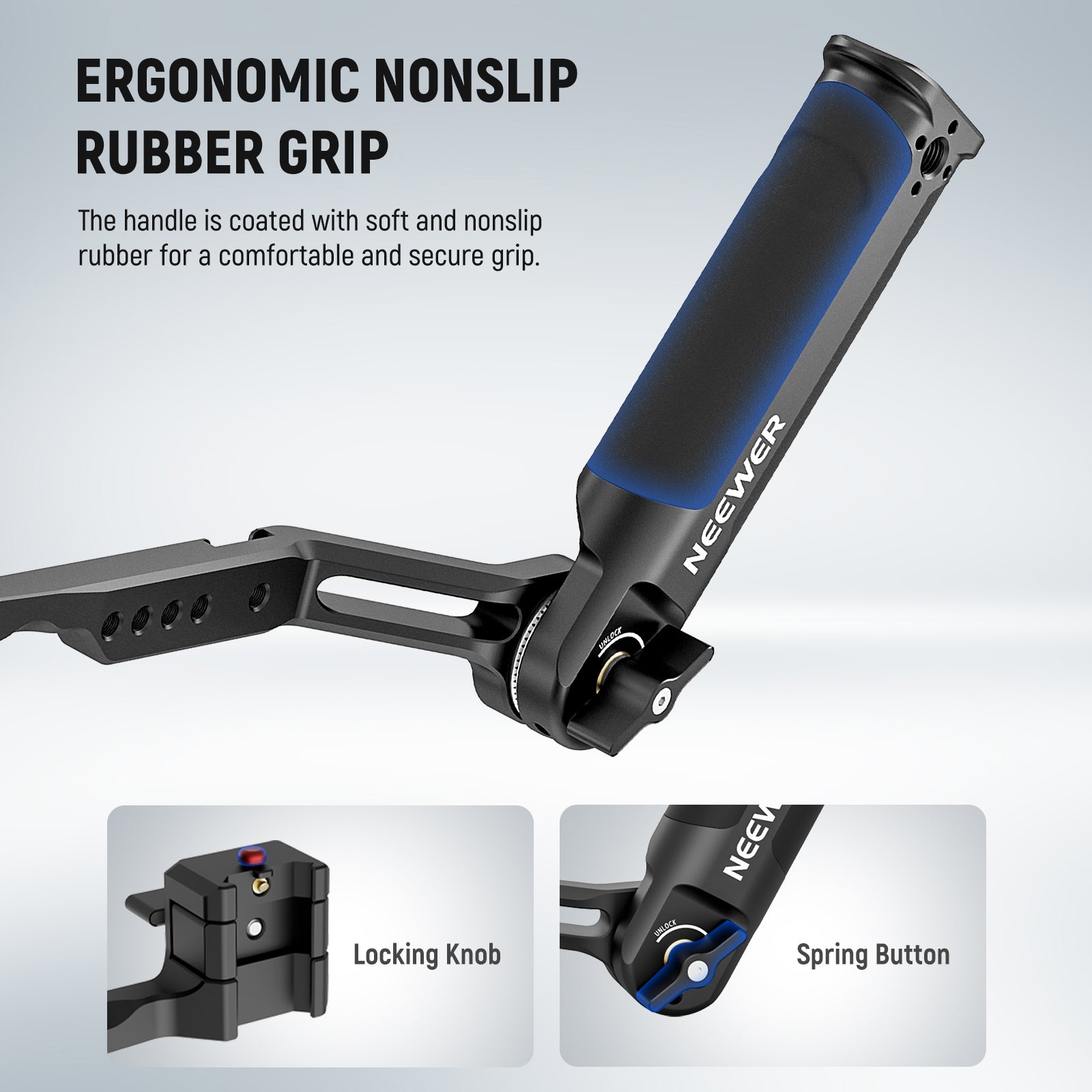 NEEWER ST49+GA019 Adjustable Sling Handle Grip for Canon RS4 RS3 RS2 - Perfect for Vlogging, Filmmaking & Photography Accessories